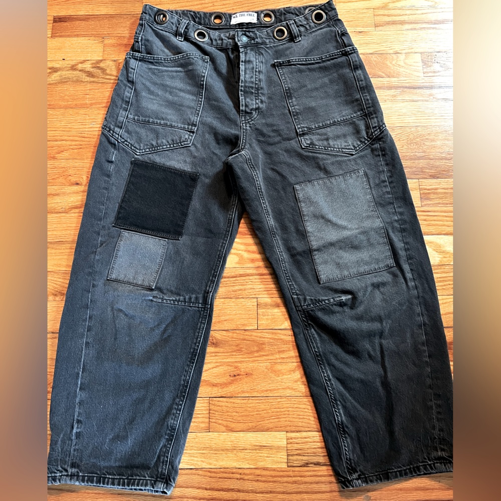Black Free people moxie jeans